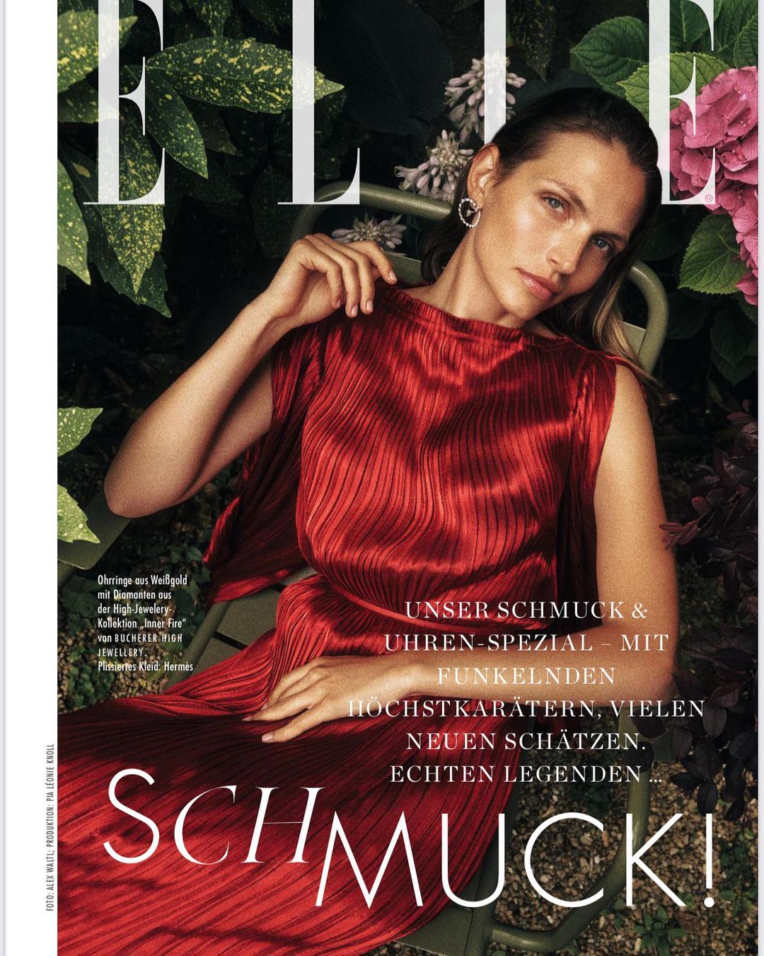 ELLE Germany 11.2023 Hair by Olivier Lebrun using KERASILK
