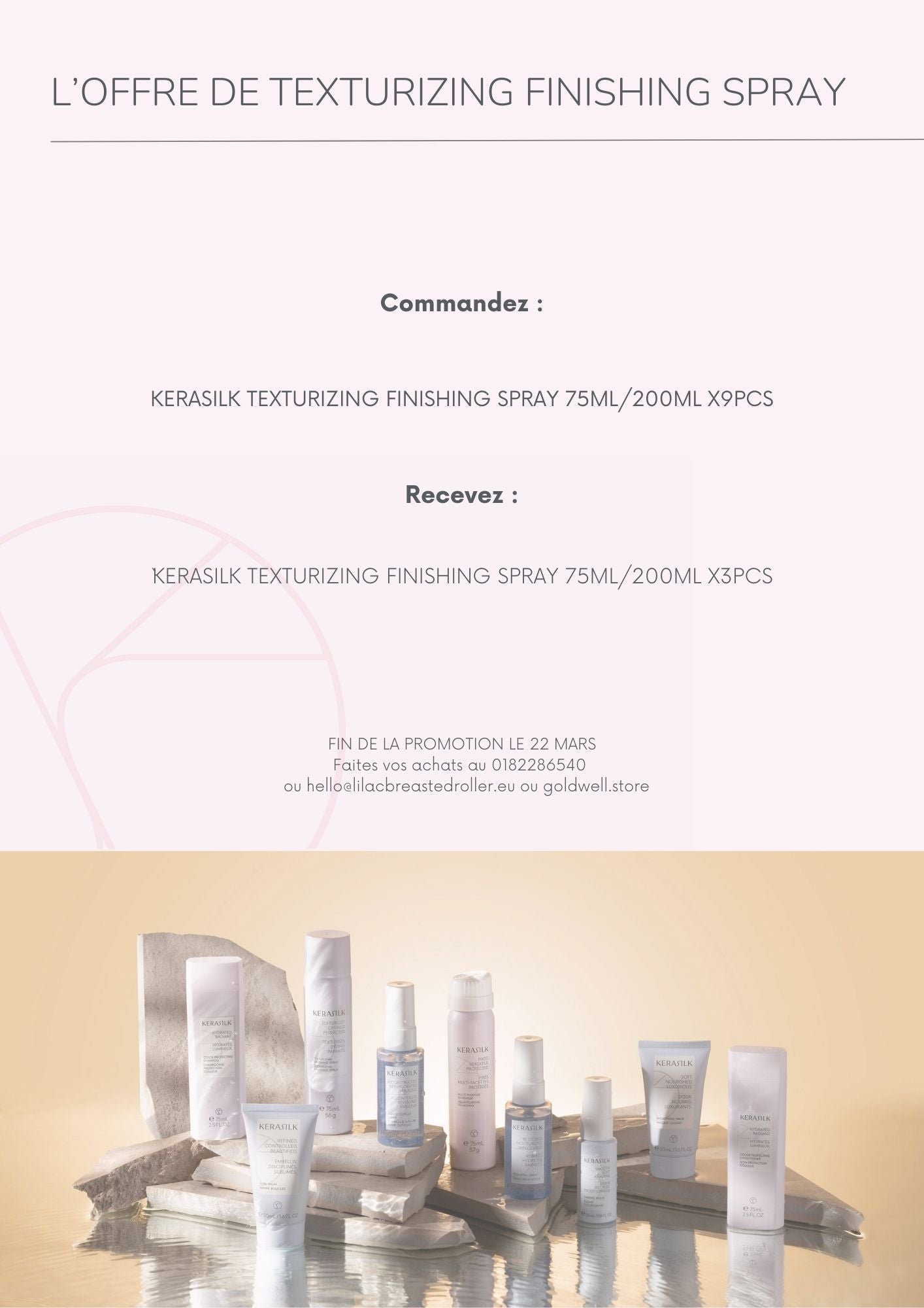 L’OFFRE DE TEXTURIZING FINISHING SPRAY 75ML