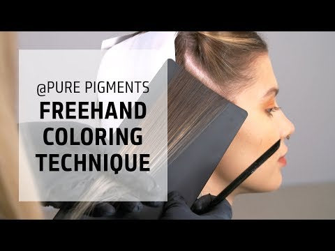 BLONDE FREEHAND COLORING PROMOTION